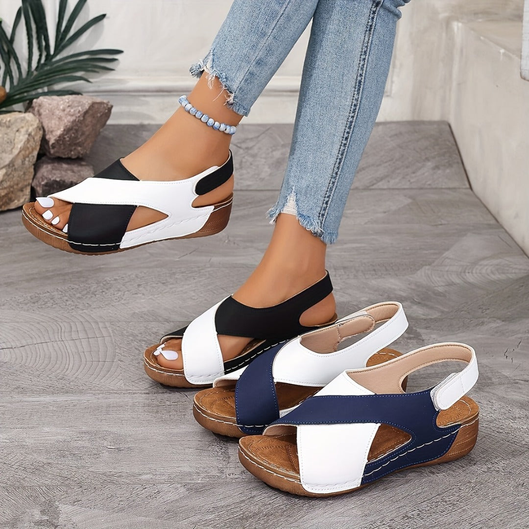 Lumo – Trendy Slope Heel Orthopedic Sandals