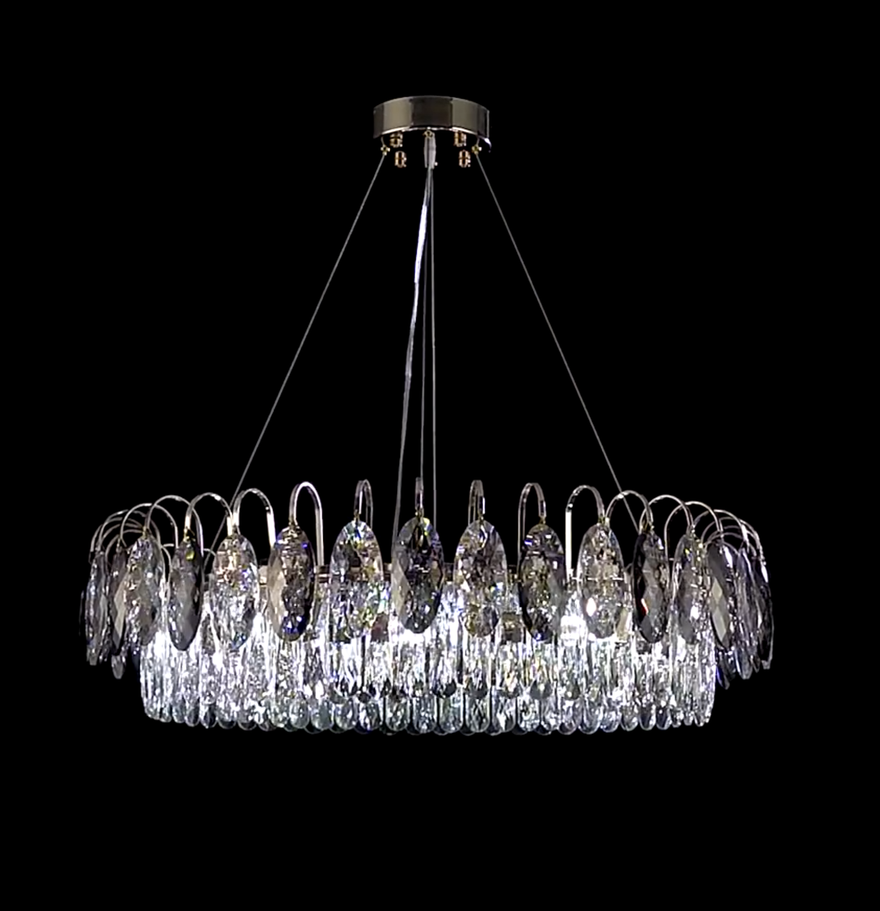 CrystalGlow - Modern K9 Crystal Chandelier