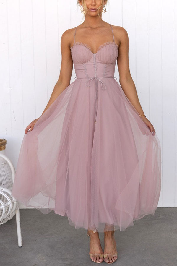 Luna – Flowy Sleeveless Women's Maxi Dress