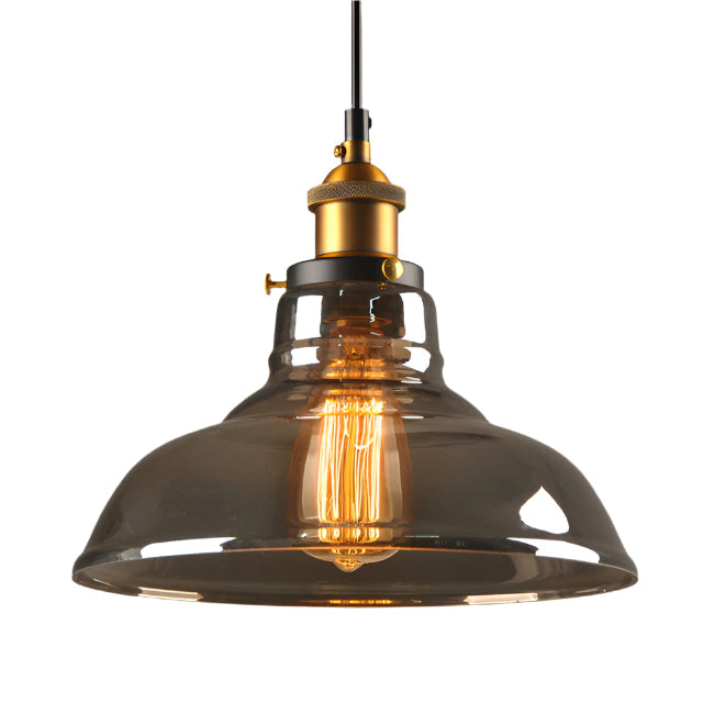 LuxGlow - Vintage-Inspired Glass Pendant Light