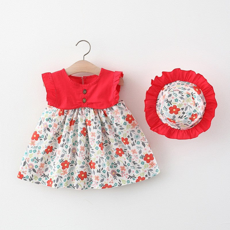 LIVIA - Trendy Splice Baby Girl Summer Dress