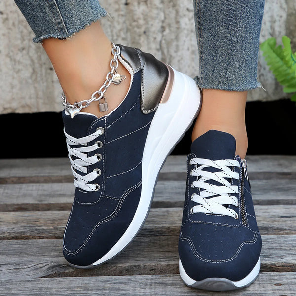 Ladies sports shoes with thick sole and comfortable design 3