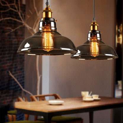 LuxGlow - Vintage-Inspired Glass Pendant Light