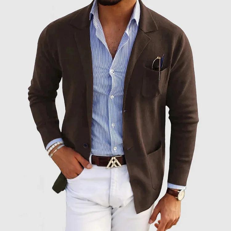 Benno – Men's Knit Cardigan with Button Closure