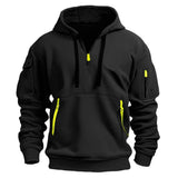 Adriano – Casual Half-Zip Men's Hoodie