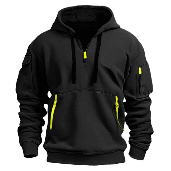 Adriano – Casual Half-Zip Men's Hoodie