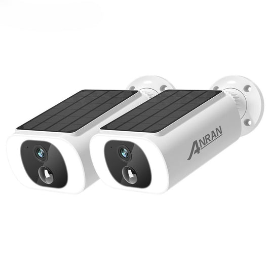 2K Outdoor Wireless Solar Security Camera with Color Night Vision & PIR Detection