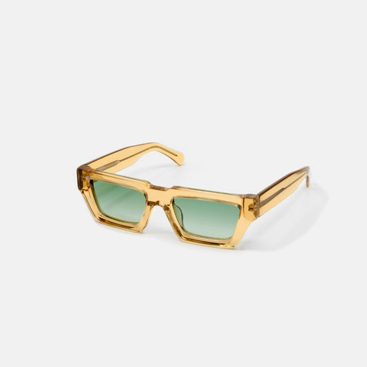 CALEB - Premium Acetate Square Sunglasses with Protective Case & Cloth