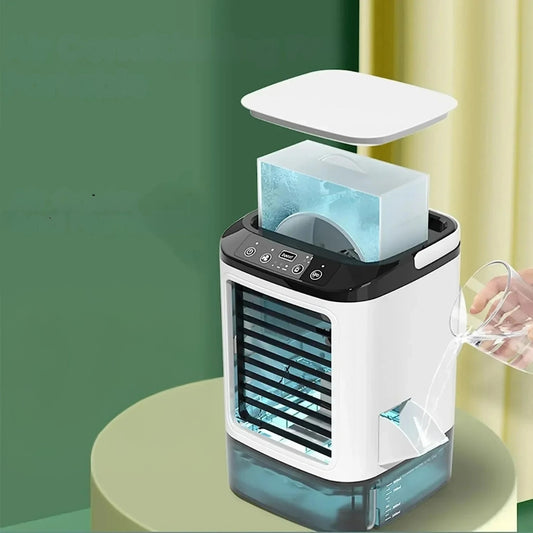 Compact Portable Air Conditioner with 900ML Water Tank & 3 Speed Settings