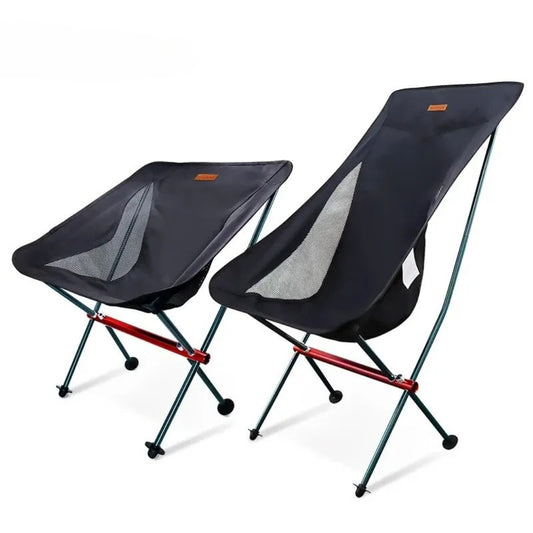 Pacoone Heightened Outdoor Folding Chair - Durable 600D Oxford Cloth, Lightweight, Portable