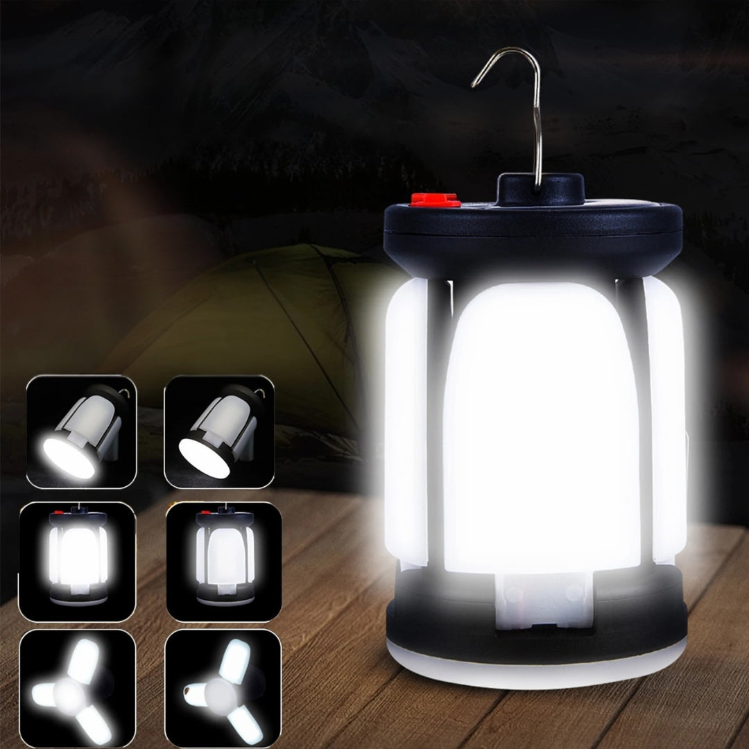LumaGlow – Solar-Powered LED Lantern with 6 Light Modes & 4500mAh Power Bank