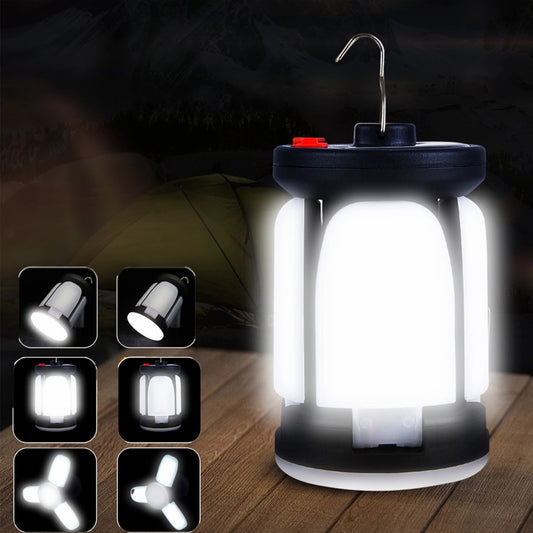 LumaGlow – Solar-Powered LED Lantern with 6 Light Modes & 4500mAh Power Bank
