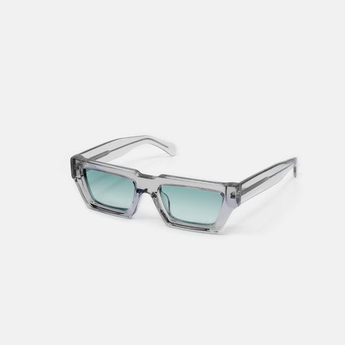Caleb Mens Sunglasses - Premium Acetate Thick Slim Square Frame, UV Protection