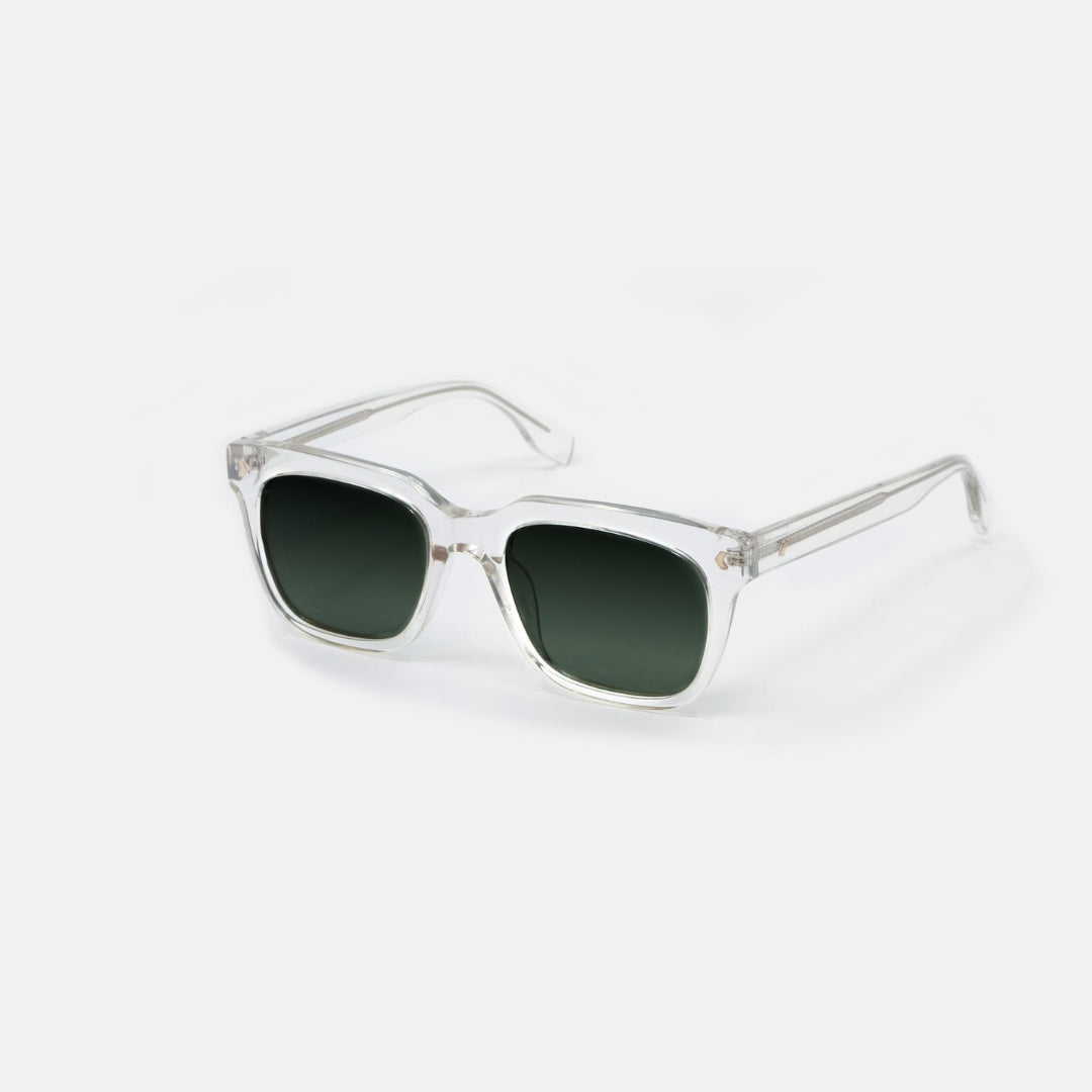 Louis - Classic Squared Crystal Glasses Frames Eyewear with Case