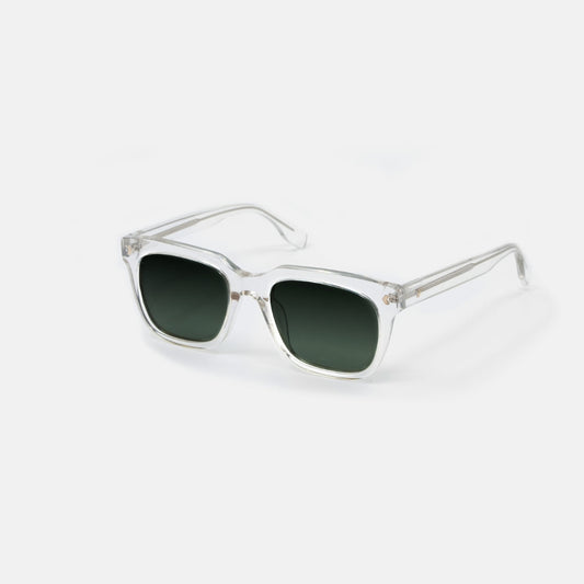 Louis - Classic Squared Crystal Glasses Frames Eyewear with Case