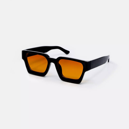 AVER - Bold Squared Sunglasses with Protective Case & Cleaning Cloth