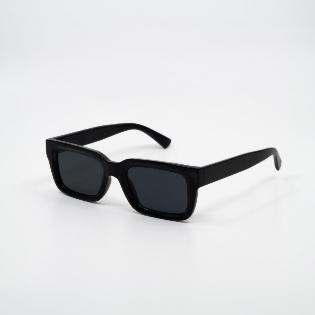 MUSA Eyewear - Contemporary Rectangular Glasses with Protective Case & Cloth