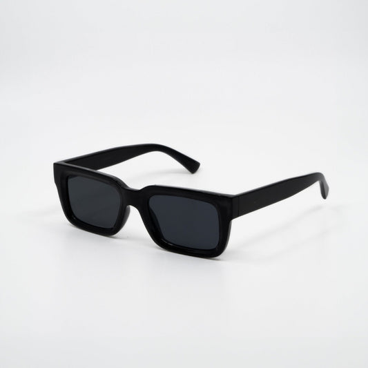 MUSA Eyewear - Contemporary Rectangular Glasses with Protective Case & Cloth