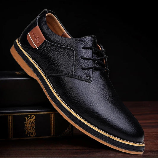 Leonardo – Men's Genuine Leather Dress Shoes | Classic Brogue Style