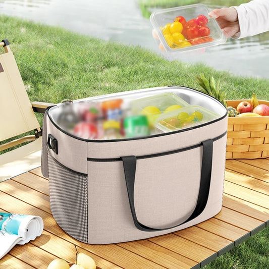 Premium Insulated Cooler Bag - 30L Capacity for Stylish Outdoor Picnics