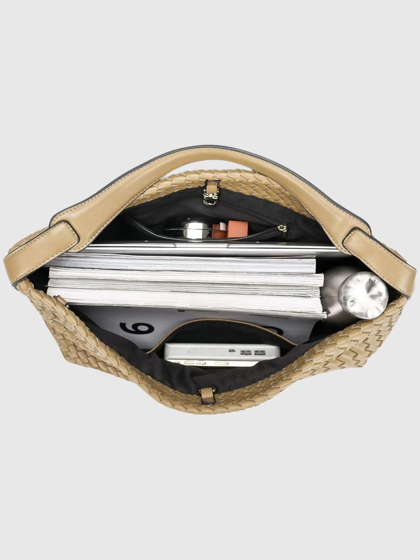 Lumière Luxe – Versatile Vegan Leather Tote Bag
