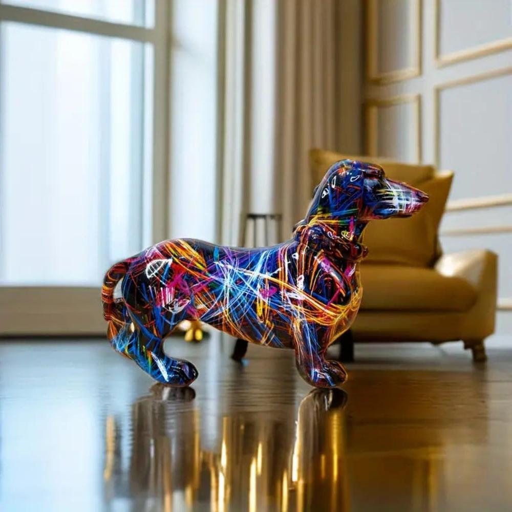 LuxePaws – Artistic Dachshund Figurine