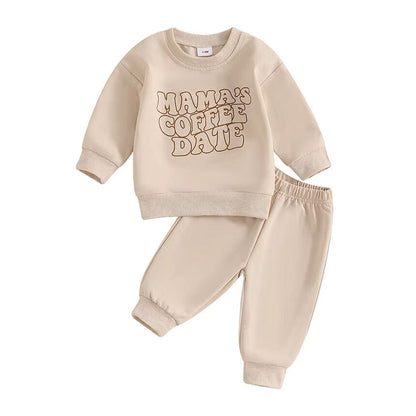 Cozy Cuddles - Coffee Date Baby Solid Pants Set