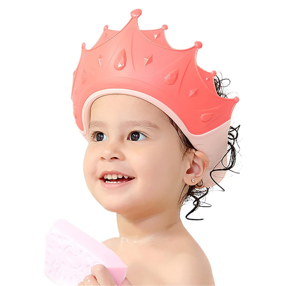 CROWNIE - Splash-Free Baby Shower Cap