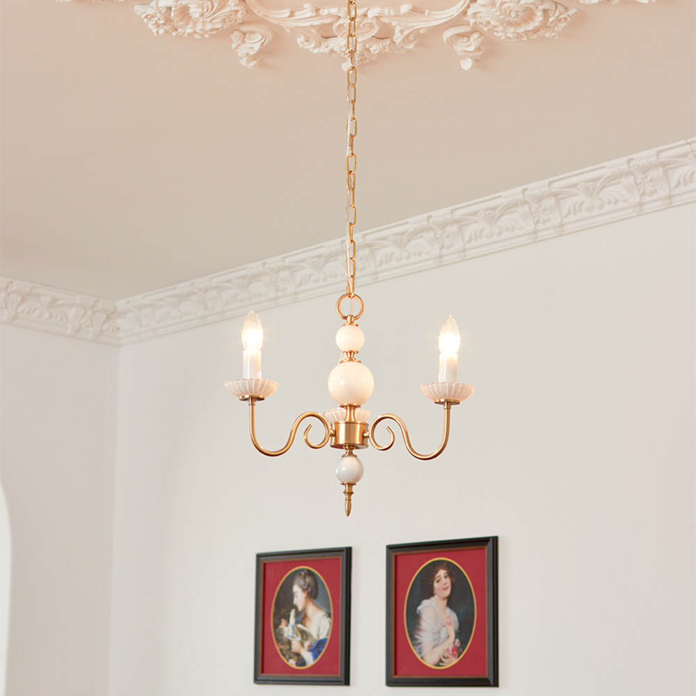 LumaChic - Retro Style Glass Chandelier