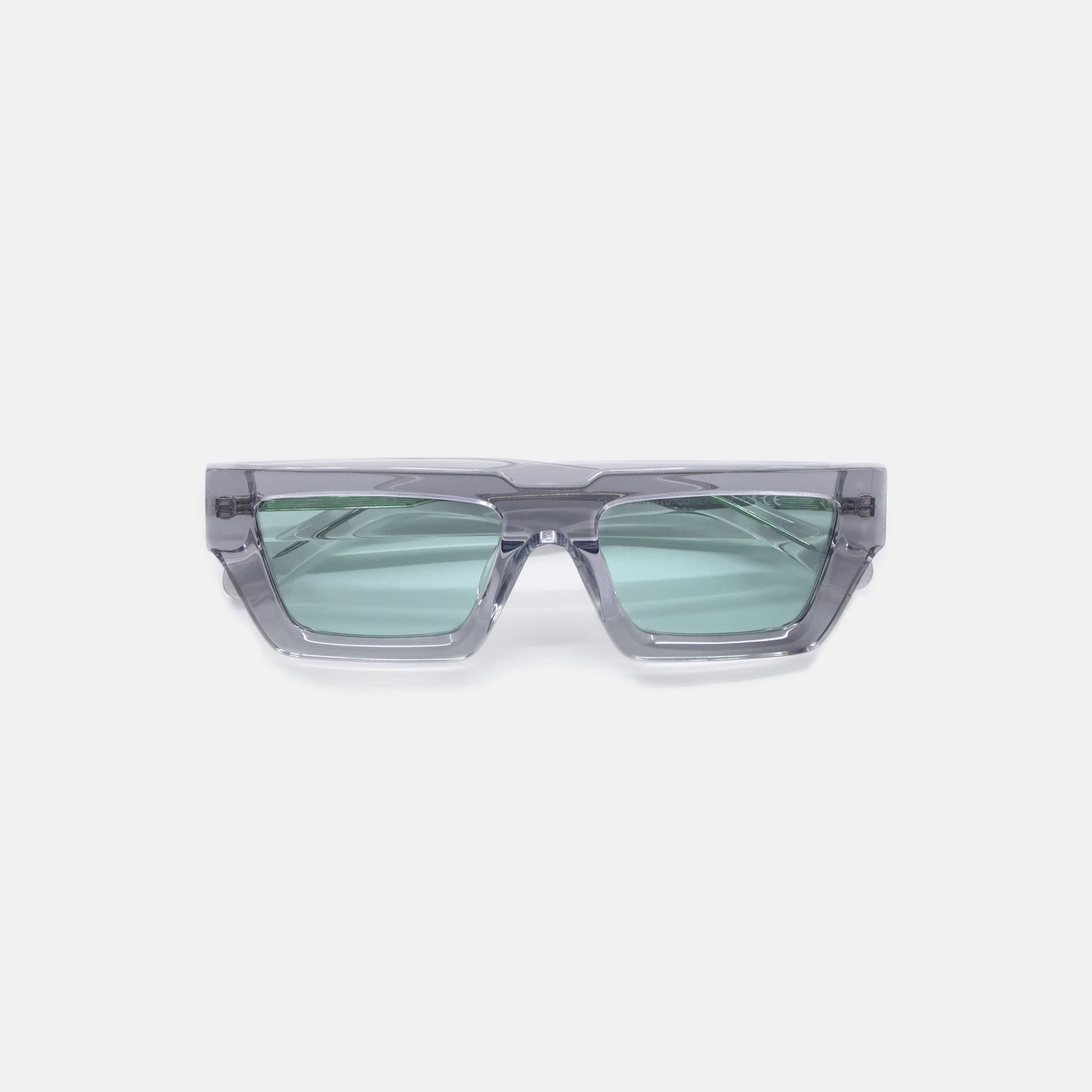 Caleb Mens Sunglasses - Premium Acetate Thick Slim Square Frame, UV Protection-2