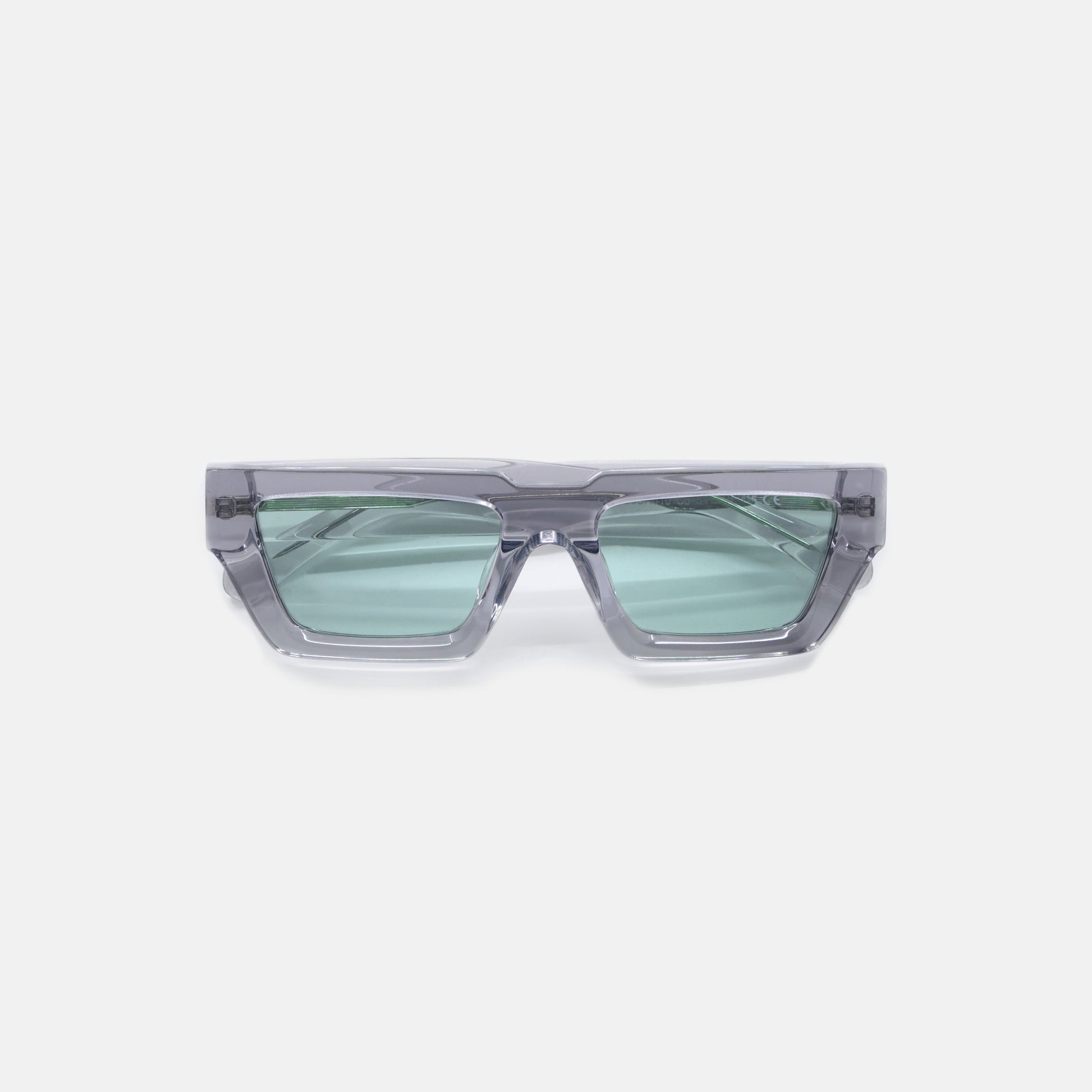 Caleb Mens Sunglasses - Premium Acetate Thick Slim Square Frame, UV Protection-2