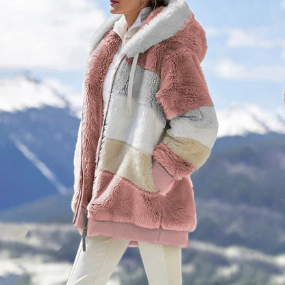 Lumière Luxe – Women's Cozy Lamb Wool Padded Coat