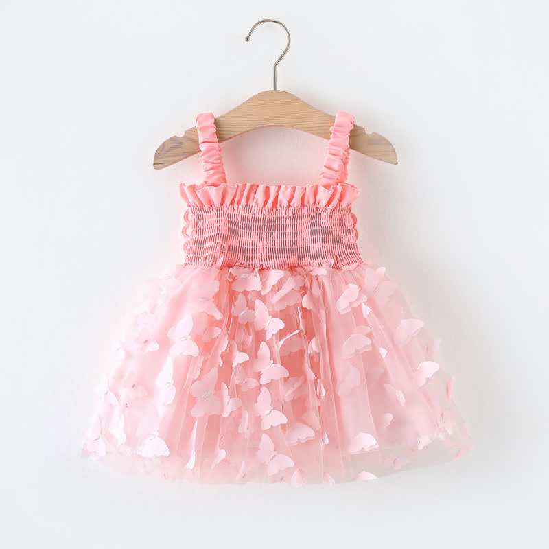 FlutterBloom - Butterfly Tulle Baby Dress