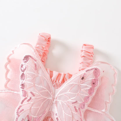 FlutterBloom - Butterfly Tulle Baby Dress