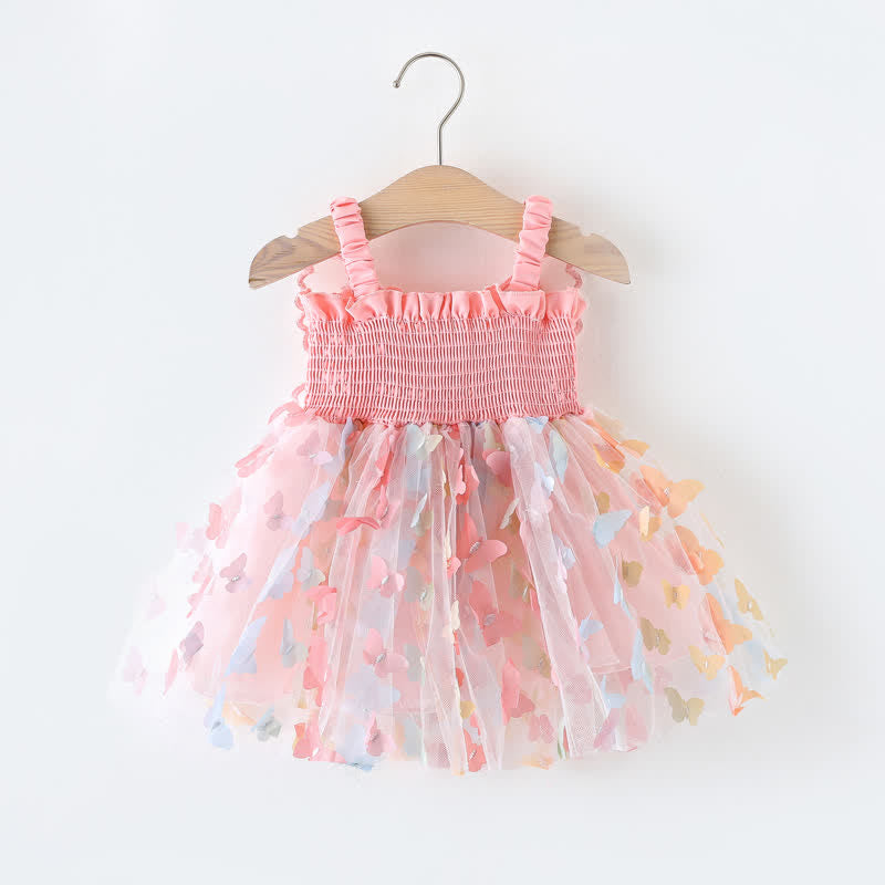 FlutterBloom - Butterfly Tulle Baby Dress