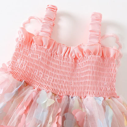 FlutterBloom - Butterfly Tulle Baby Dress