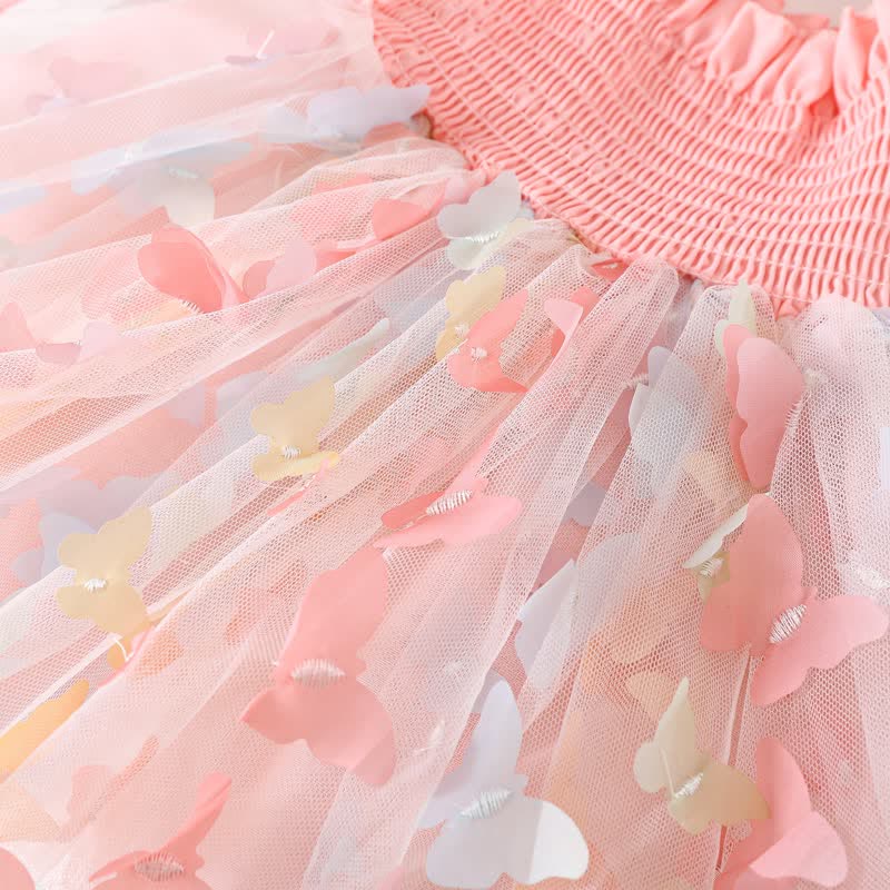 FlutterBloom - Butterfly Tulle Baby Dress