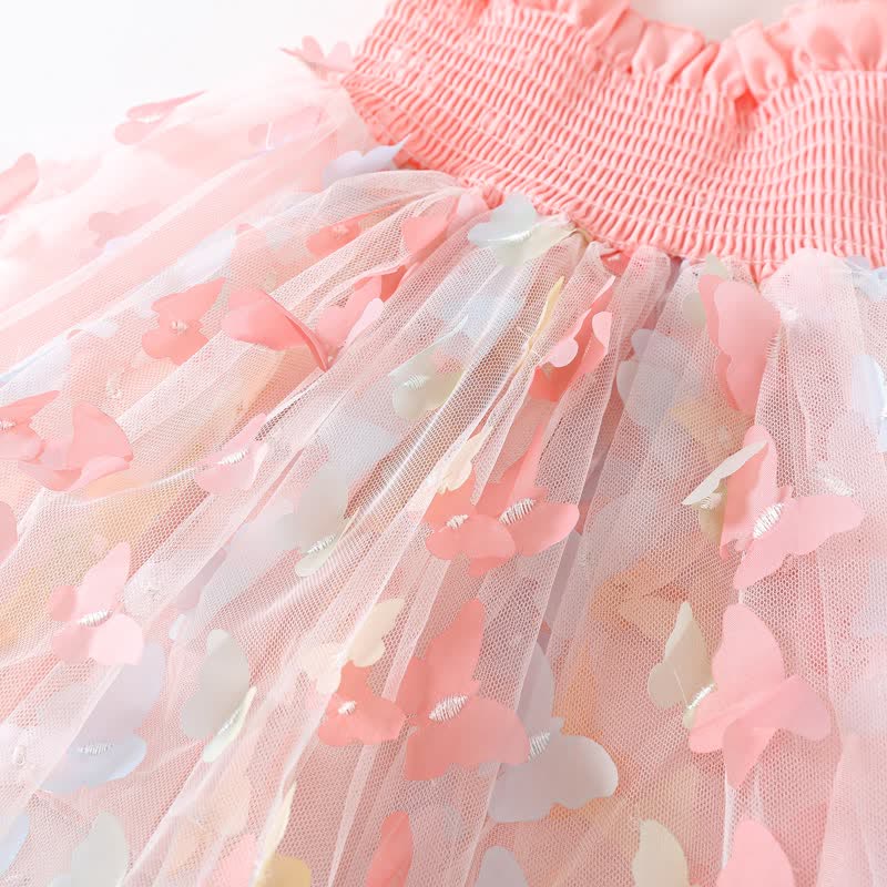 FlutterBloom - Butterfly Tulle Baby Dress