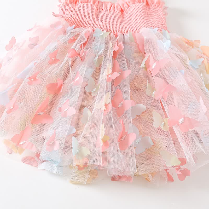 FlutterBloom - Butterfly Tulle Baby Dress