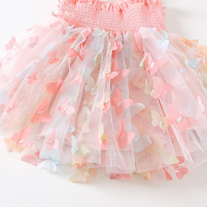 FlutterBloom - Butterfly Tulle Baby Dress