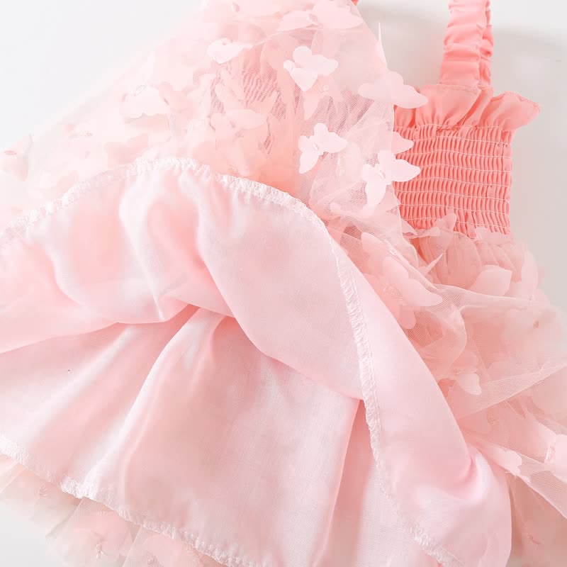 FlutterBloom - Butterfly Tulle Baby Dress