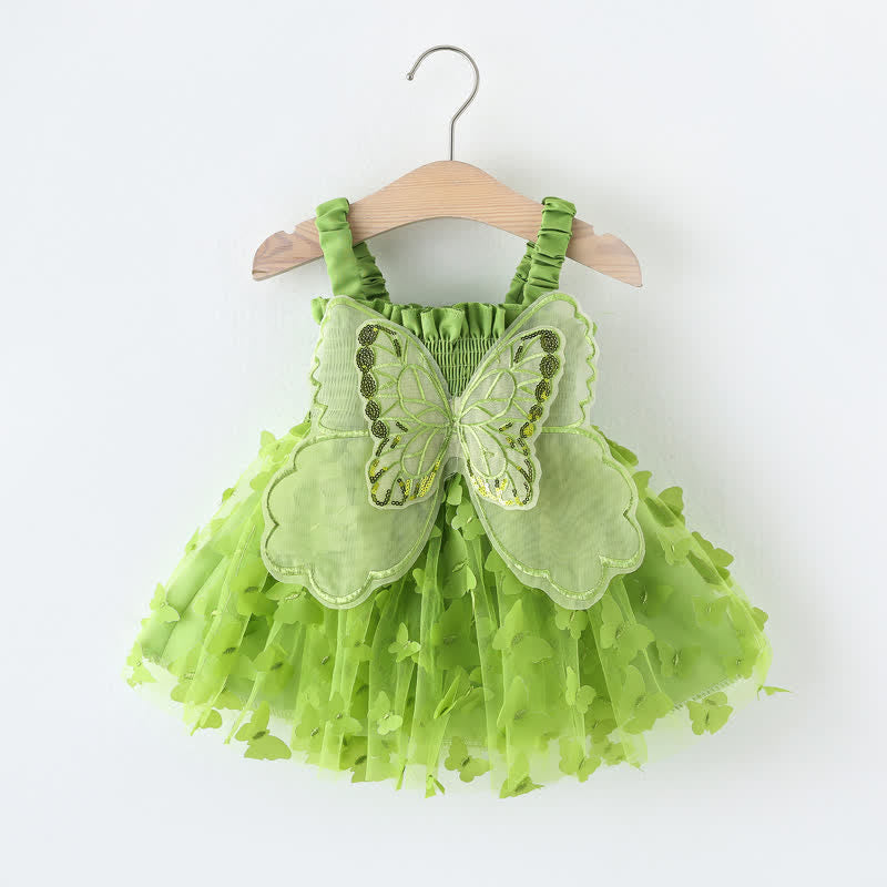 FlutterBloom - Butterfly Tulle Baby Dress