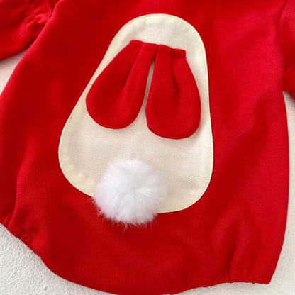 BUNNY CUDDLES - Red Rabbit Baby Bodysuit