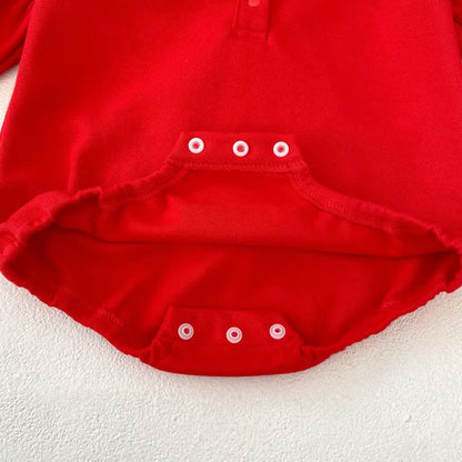 BUNNY CUDDLES - Red Rabbit Baby Bodysuit