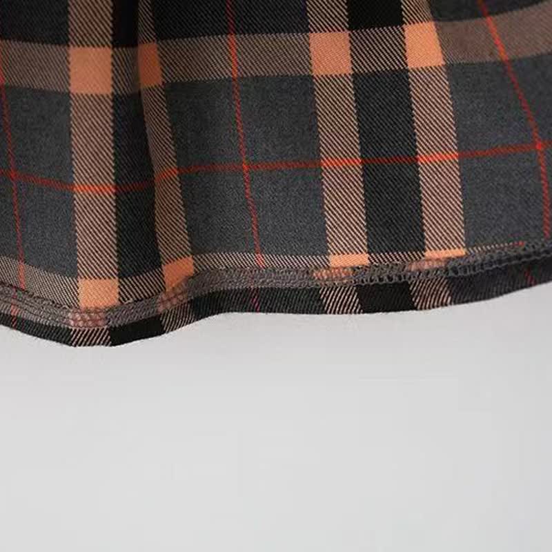 BearPatch - Plaid Baby Girl Dress