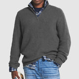 Cashmere Men’s Zip-Up Sweater