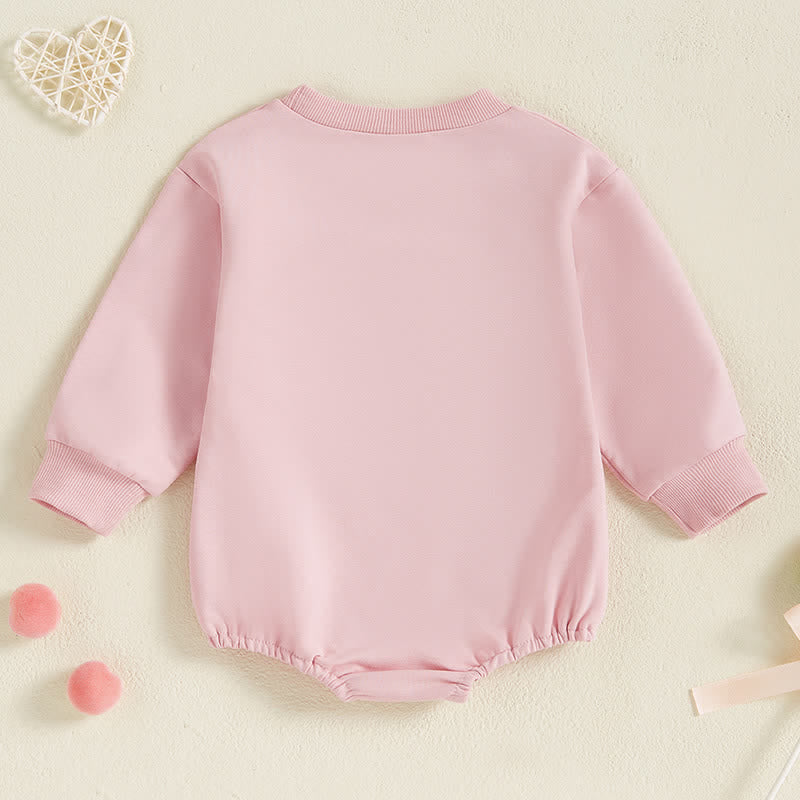 HeartHug - Pink Heart Baby Bodysuit