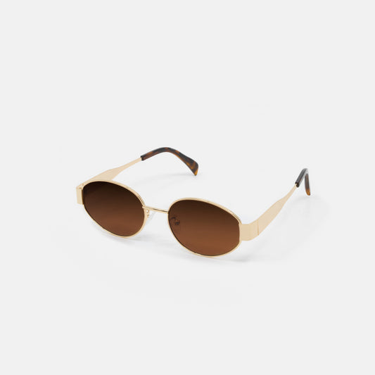 CLEO - Elegant Metal Frame Glasses with Oval Lenses and Accessories-3