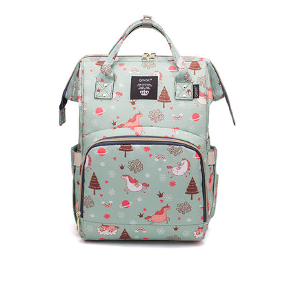 MomTote - Spacious Baby Diaper Bag with 13 Organized Storage Pockets
