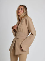 Elara – Women's Belted Blazer